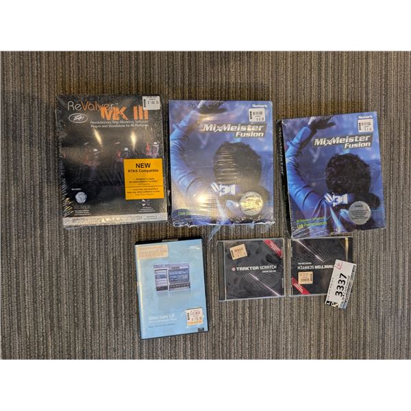 LOT OF 6pcs OF ASSORTED SOFTWARE