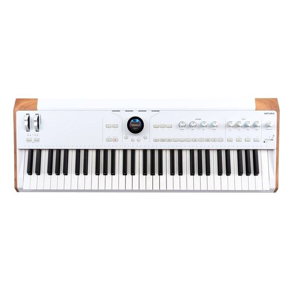 Arturia - Astrolab 61-Note Semi-Weighted Keyboard With Piano-size Keys & Aftertouch - White - ASTROL
