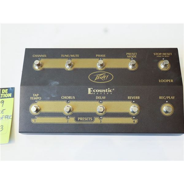 A PEAVEY ECOUSTIC FOOT CONTROLLER