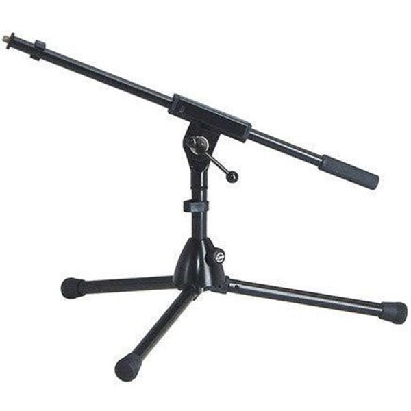 K&M - 259-1 Low Microphone stand with boom arm bk