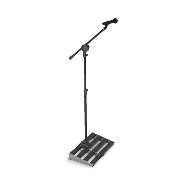 D'Addario Accessories - XPND Pedalboard Adjustable Mic Stand - Black - PW-XPNDPBMS-01