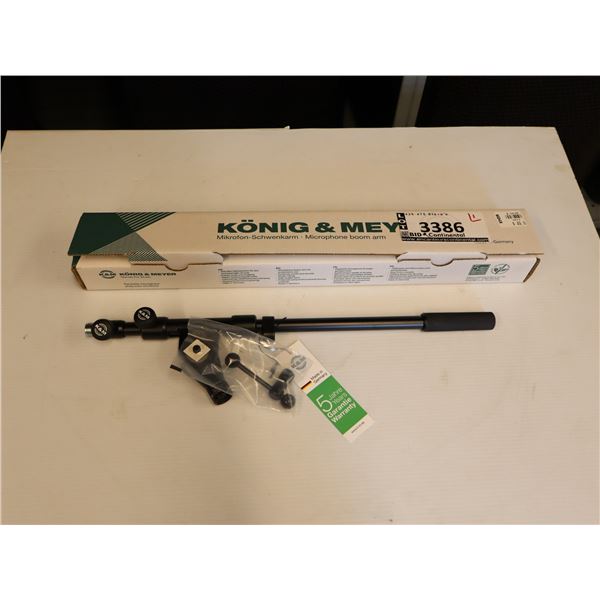 K&M - 211/1  2-piece telescopic boom arm bk