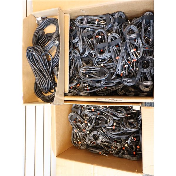 LOT OF ASSORTED CABLES ETC.