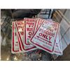 Image 1 : LOT OF 9 "MUSICIANS PARKING SIGNS