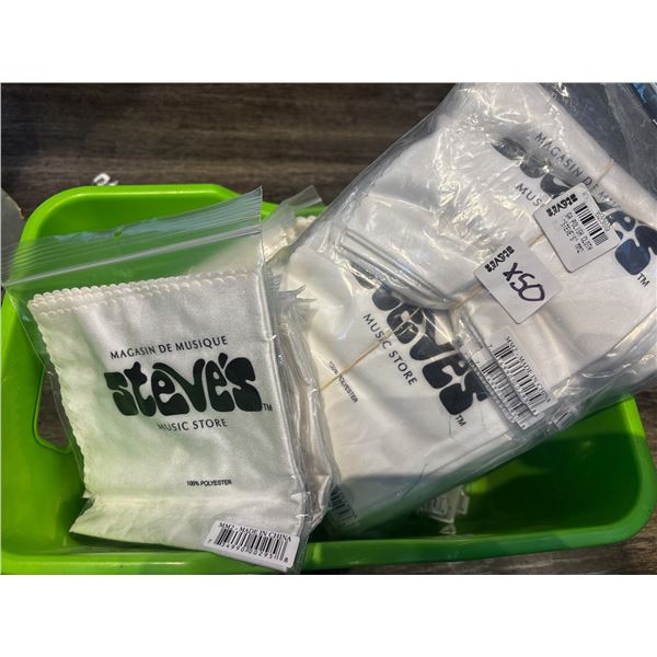 LOT OF 100+ "STEVE'S" POLISH CLOTHS