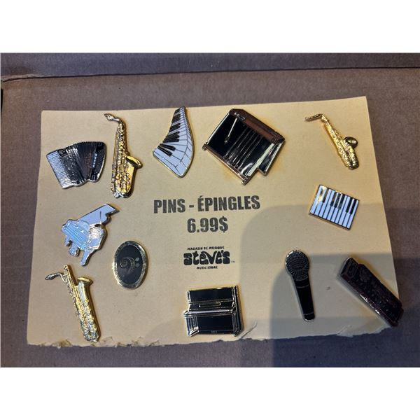LOT OF 80+pcs OF ASSORTED MUSIC THEMED PINS