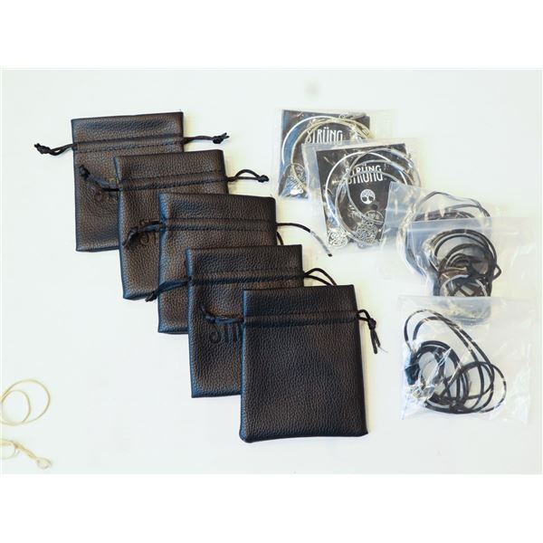 LOT OF 9 GUITAR STRING BRACELETS