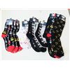 Image 1 : LOT OF 12 PAIRS OF ASSORTED MUSIC THEMED SOCKS