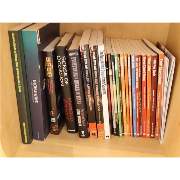 LOT OF 25 ASSORTED MUSIC BOOKS