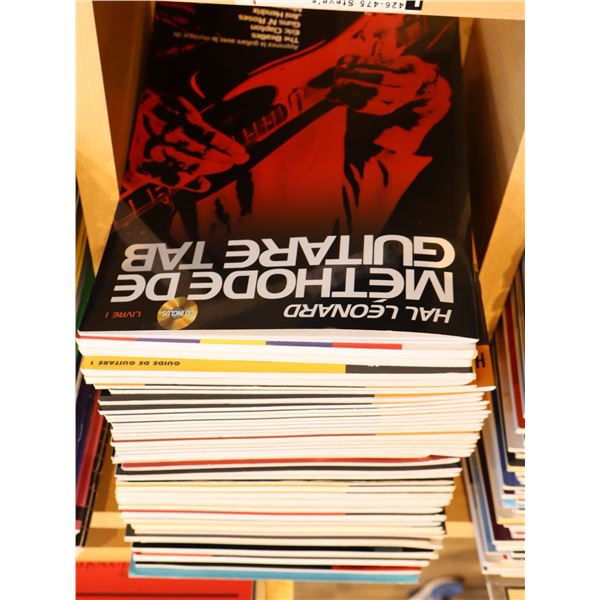 LOT OF 55 ASSORTED MUSIC BOOKS