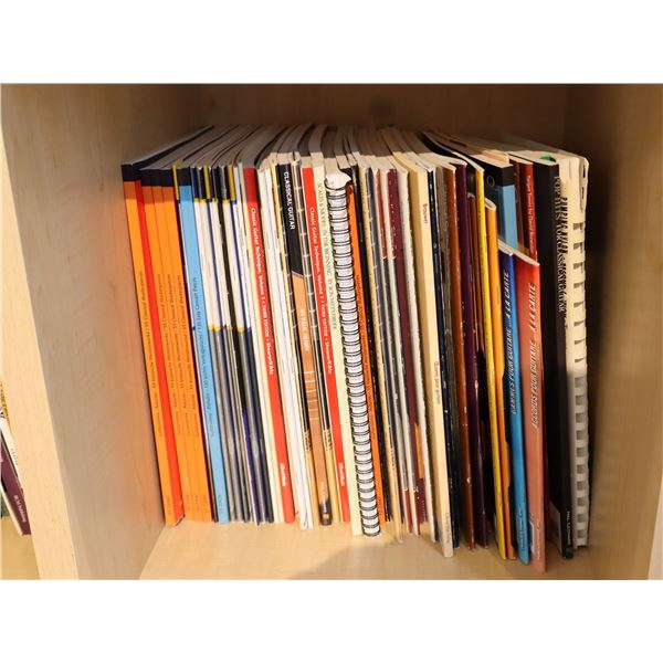 LOT OF 50+ ASSORTED MUSIC BOOKS
