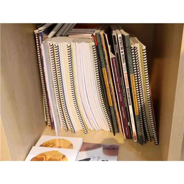 LOT OF 60 ASSORTED MUSIC BOOKS