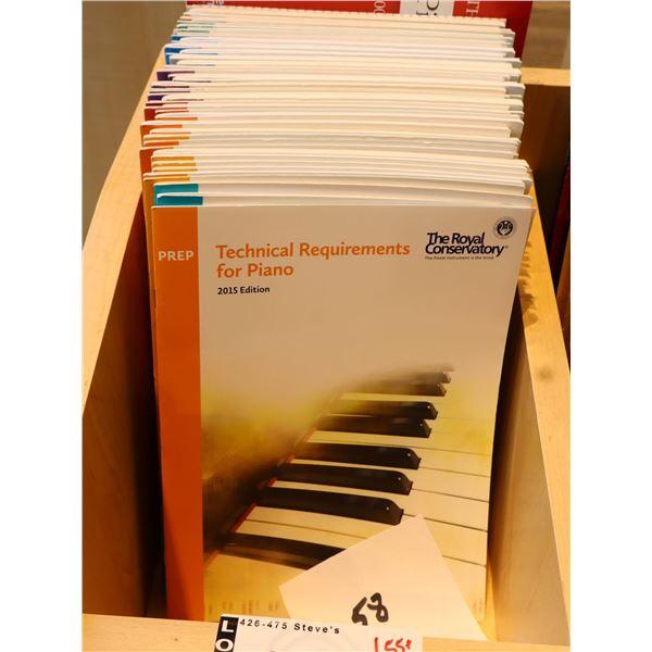 LOT OF 55+ ASSORTED MUSIC BOOKS
