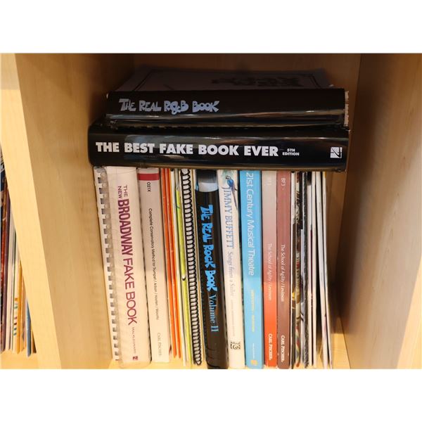 LOT OF 30 ASSORTED MUSIC BOOKS