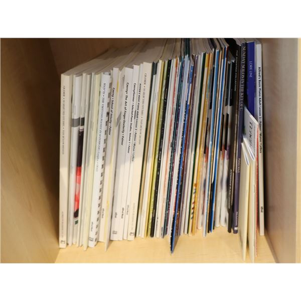 LOT OF 60+ ASSORTED MUSIC BOOKS