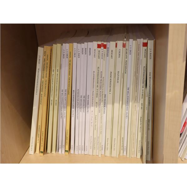 LOT OF 34 ASSORTED MUSIC BOOKS