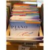 Image 1 : LOT OF 75+ ASSORTED MUSIC BOOKS