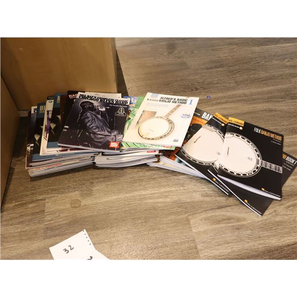 LOT OF 50+ ASSORTED MUSIC BOOKS