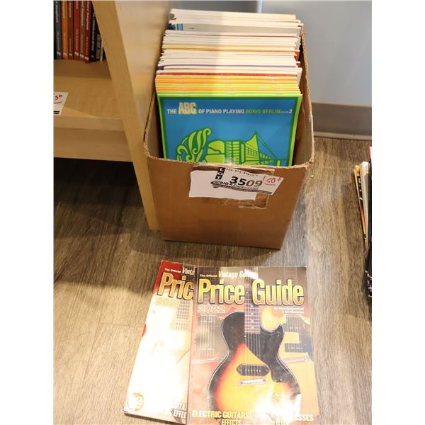 LOT OF 50+ ASSORTED MUSIC BOOKS