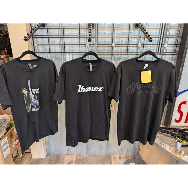 LOT OF 3 ASSORTED T-SHIRTS (LARGE)
