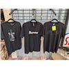 Image 1 : LOT OF 3 ASSORTED T-SHIRTS (LARGE)
