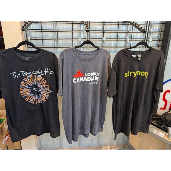 LOT OF 3 ASSORTED T-SHIRTS (XL)
