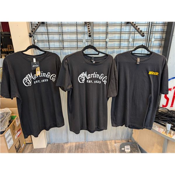 LOT OF 3 ASSORTED T-SHIRTS (LARGE)