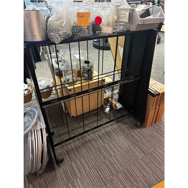 LOT OF 2 METAL DISPLAYS 40"x14"x40"