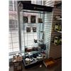 Image 1 : GLASS SENNHEISER DISPLAY WITH LIGHT 35"x16"x78" -(EMPTY)