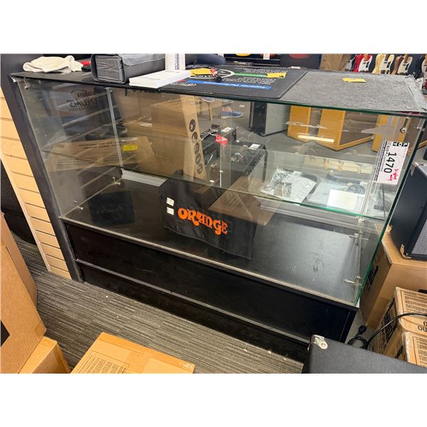GLASS DISPLAY COUNTER 48"x18"x38" -(EMPTY)
