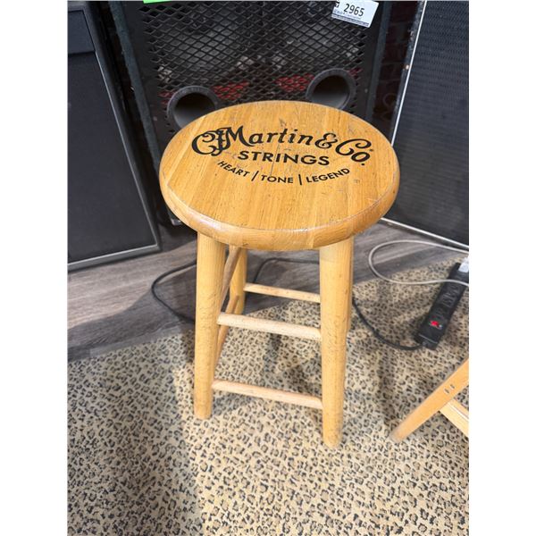 ***USED*** MARTIN & CO WOODEN STOOL