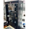 Image 1 : GLASS NEUMAN BERLIN DISPLAY WITH LIGHT 48"x18"x78 -(EMPTY)"