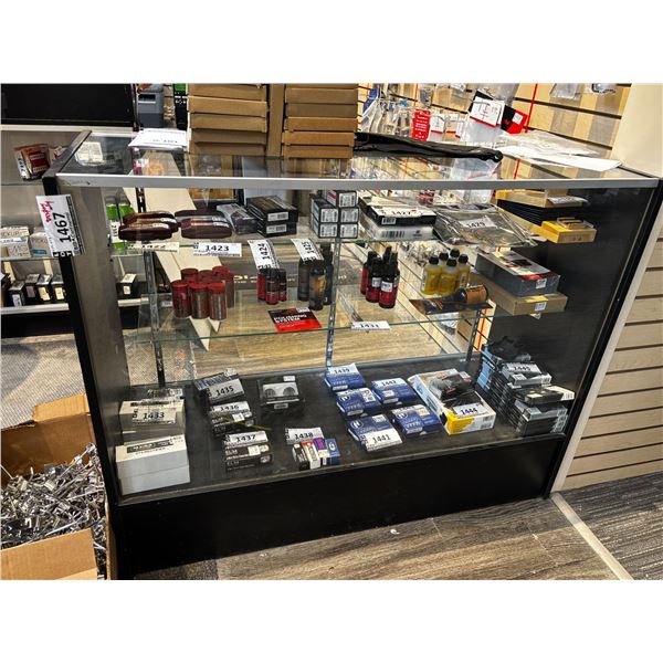 GLASS DISPLAY COUNTER 48"x18"x38" -(EMPTY)