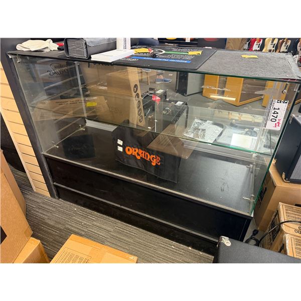 GLASS DISPLAY COUNTER 48"x18"x38" -(EMPTY)