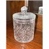 Image 9 : Carved Oak Sideboard with Mirror and Glass Jar