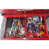 Image 13 : Beach Red Metal Rolling Tool Chest With Tools