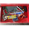 Image 5 : Beach Red Metal Rolling Tool Chest With Tools
