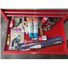 Image 8 : Beach Red Metal Rolling Tool Chest With Tools