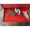 Image 9 : Beach Red Metal Rolling Tool Chest With Tools