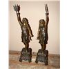 Image 1 : Cast Metal Female Harvest Statues with Bases