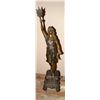 Image 2 : Cast Metal Female Harvest Statues with Bases