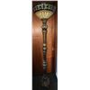 Image 1 : Stained Glass Torchiere Floor Lamp, Tested and Working