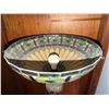 Image 5 : Stained Glass Torchiere Floor Lamp, Tested and Working