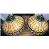 Image 8 : Stained Glass Table Lamps with Small Dent