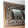 Image 2 : Rectangular Decorative Wall Mirror with Ornate Metallic Frame