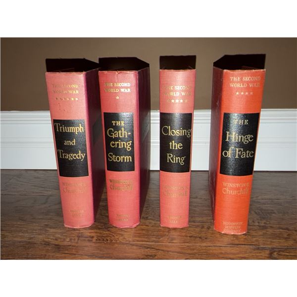 Winston S. Churchill The Second World War 4-Volume Set Houghton Mifflin