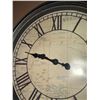 Image 2 : Wall Clock With Map Face and Roman Numerals