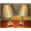 Image 6 : Table Lamps with Patterned Shades, Tested and Working