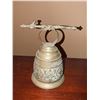 Image 1 : Bronze Desk Bell with Latin Inscriptions and Ornate Handle