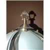 Image 5 : 3 Point Touch Lamp with Floral Glass Shade, Tested and Working